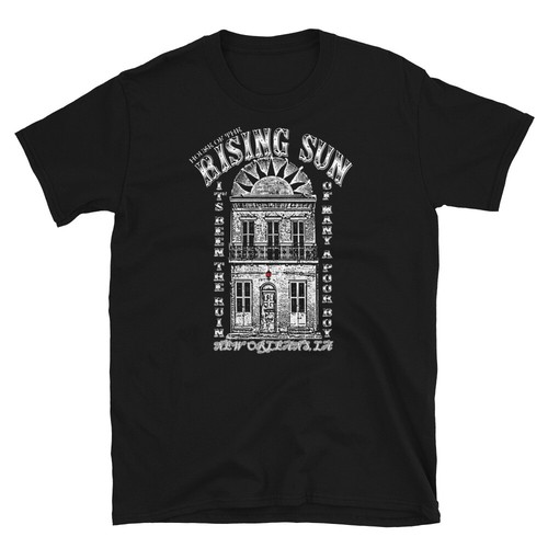 T-shirt House of the Rising Sun New Orleans lata 60. zwierzęta rock n roll NOLA łatwy  - Zdjęcie 1 z 9