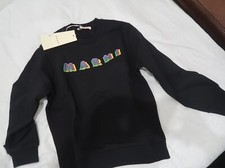 NWT MARNI LOGO PRINT COTTON SWEATSHIRT KIDS 6 YRS