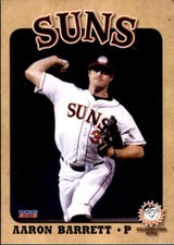 2012 Hagerstown Suns Choice #2 Aaron Barrett Evansville Indiana IN Baseball Card