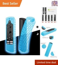 Silicone Case for Smart TV Remote 6.4" Anti-Slip Shockproof Protective Cover