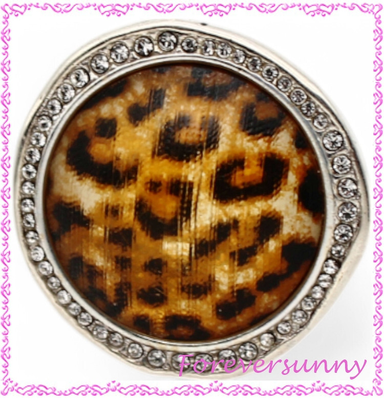 Brighton Trinity Leopard Large Size Ring Size 7 - image 1