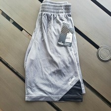 NWT Spalding Gym Shorts, Gray, Boy's size M