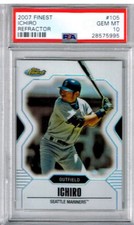 2007 Finest Ichiro Refractor PSA 10