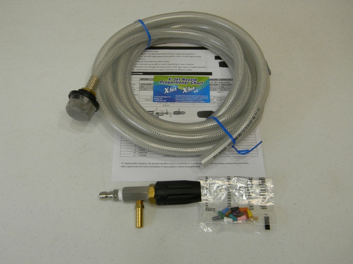 X-JET M5 Variable Long Range Nozzle #13 Kit 3000 to 4000 PSI 4-6