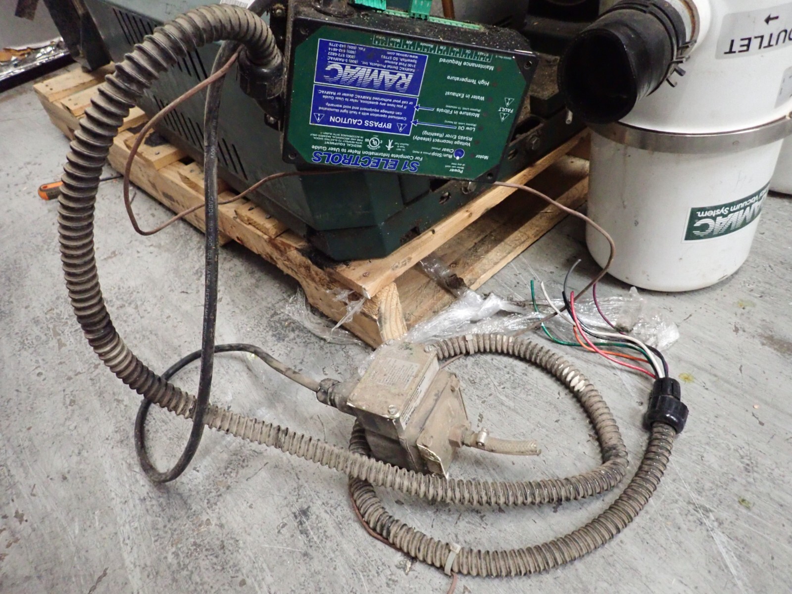 Lot of 2 RamVac Bison 5 Dental Vacuum Pump System w/ Otter Tank & 2