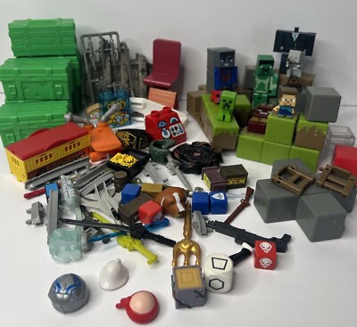 78 Pieces Toy Junk Drawer Lot Random Assortment Of Various toy Accessories