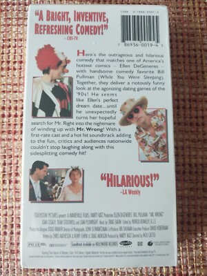 Mr. Wrong (VHS, 1996) NEW, Sealed 786936001945| eBay