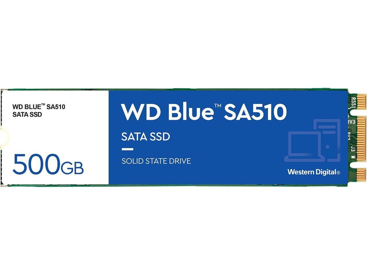 Western Digital Blue SA510 M.2 2280 500GB SATA III Internal Solid