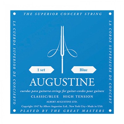 AUGUSTINE CLASSIC BLUE HOCHSPANNUNGSSAITEN FÜR KLASSISCHE GITARREN