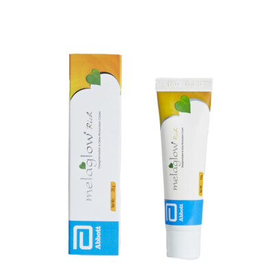 Crème Dépigmentante Melaglow - 20 G - Éclaircissante & SPF 50 - Naturelle - Valide Jusqu'en 2028