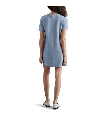 Neu mit Etikett Steve Madden kurzärmliges Damenpulloverkleid – XS – Plein Air meliert - Bild 6 von 9