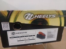 Heelys Launch-K Skate Shoe Black Canvas US 1 Big Kid