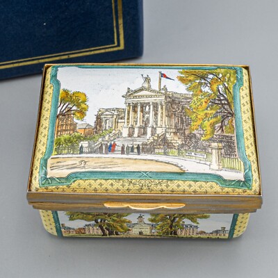 READ Halcyon Days Enamels Trinket Box Tate Gallery Chelsea Boat Yard Cheyne Walk