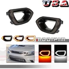 FOR 2015-2023 CHARGER R/T SCAT PACK SRT STYLE SWITCHBACK DRL DUAL LED MESH GRILL