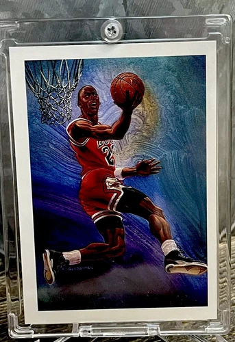 Michael Jordan Card 90’S SP AUTHENTIC INSERT RARE Original - BULLS JERSEY #23
