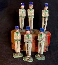Antique German Wood Erzgebirge Soldiers in Original Box 6 