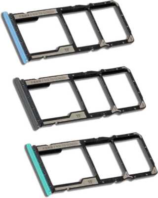 Dual SIM-Kartenhalter Fach SD Card Tray Slot für Xiaomi Redmi 10C (220333QBI)