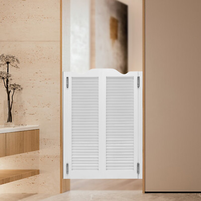 Partition Door Half Door Double-hinged Pine-wood Door 180° Open Countryside USA