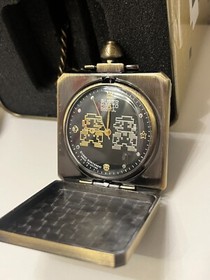 Montre Gousset Pocket clock watch Nintendo Super Mario Bros Nes Hatena Block