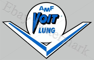 AMF VOIT Vintage decal sticker Aufkleber Diving scuba tank Tauchen Repro - NEW