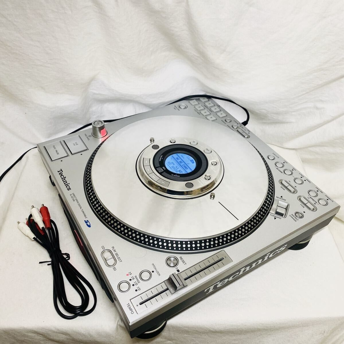 Technics SL-DZ1200 Digital Turntable Player Silver Direct Drive DJ