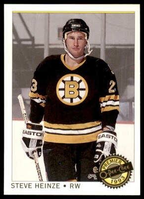 1993-94 O-Pee-Chee Premier Steve Heinze Boston Bruins #24