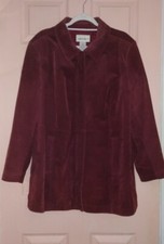 Cherokee Brick Red 20w Genuine Leather Long Sleeve Jacket