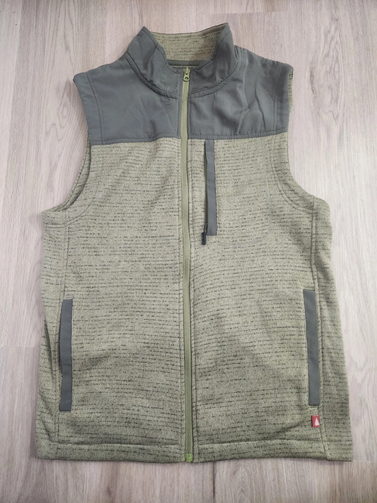 Lake & Trail Men's Medium Olive Green Vest Multi Pockets