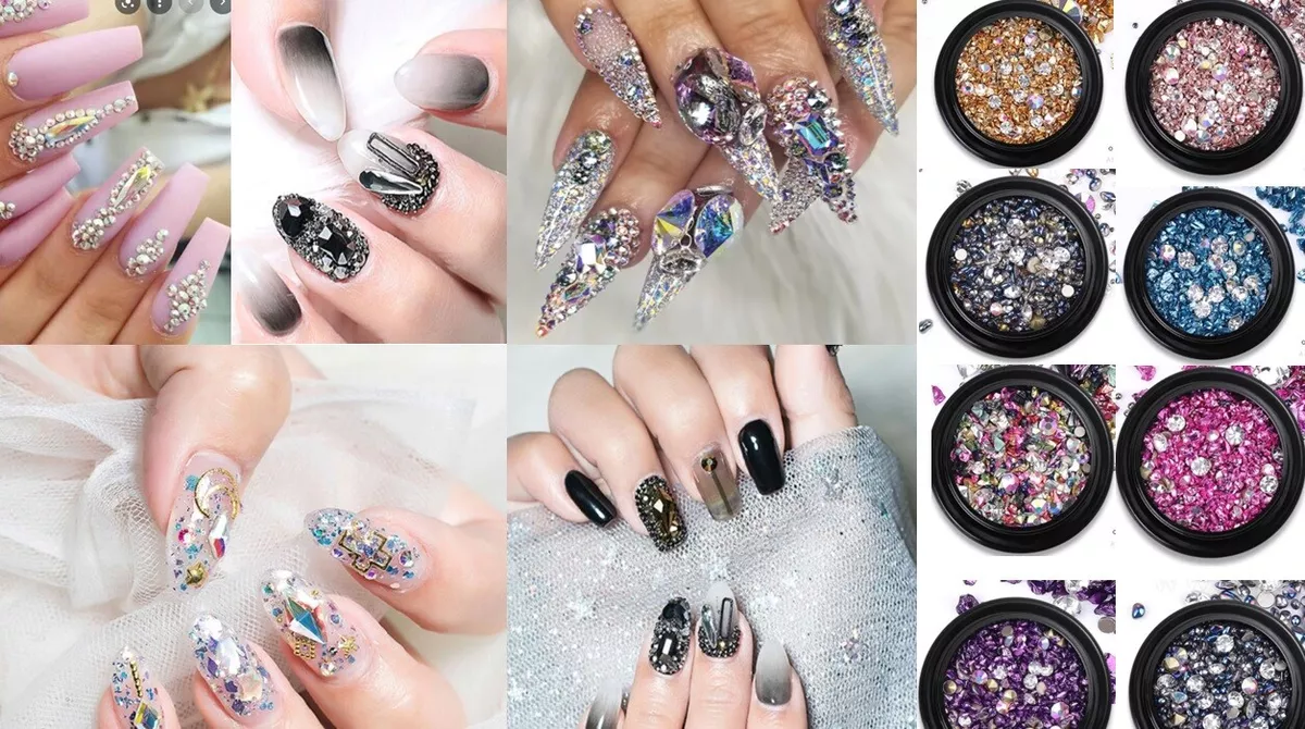 Nails 2024 with jewels