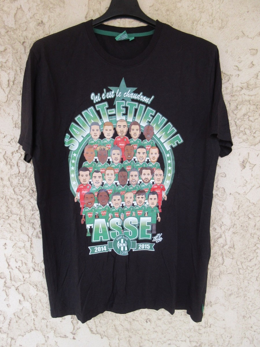 T-shirt Saint-Etienne Coupe d'Europe noir - I have a dream