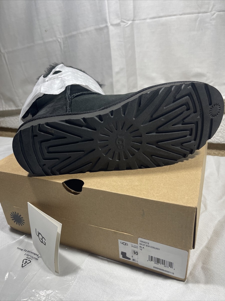 【ORIGINAL UGG Australia classic】UGG Short Double Back Bow Ugg Australia Womens Classic Double Bow Short Boot Size 8