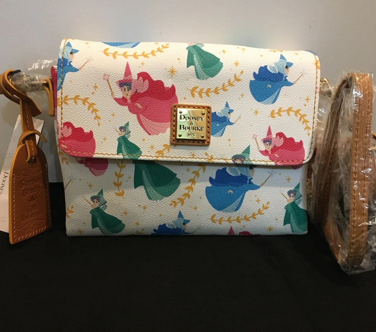 Dooney & Bourke Disney Parks 60th Anniversary Sleeping Beauty Crossbody Bag