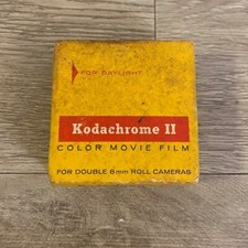 NOS Vintage Kodachrome II Movie Film Dbl Mag Daylight 25 Ft Expired Dec 1967