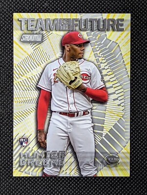2022 Topps Stadium Club Team of the Future Hunter Greene Cincinnati Reds #TOF-20