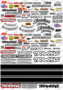 rc car stickers decals
