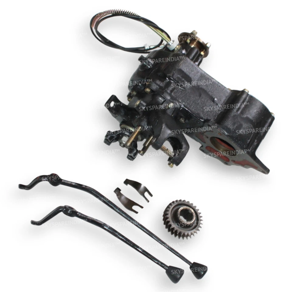 Conjunto de caja de transferencia con eje de 1-1/4" para Willys Jeep CJ3B CJ5 M38A Foto 4 de 4