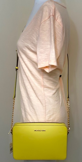 michael kors crossbody yellow