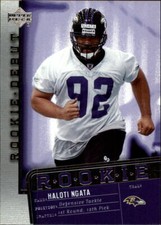 2006 Upper Deck Rookie Debut Football Card #106 Haloti Ngata Rookie