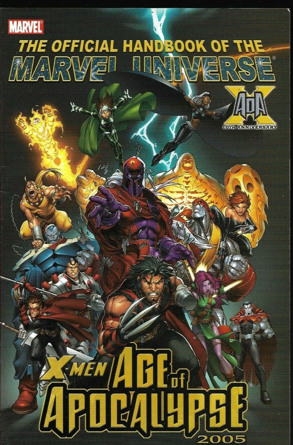 OFFICIAL HANDBOOK OF MARVEL UNIVERSE - XMEN AGE OF APOCALYPE2005 - Back Issue(S)