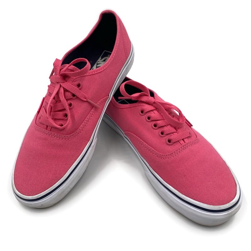 Vans Unisex Mens Sz US Skate Shoes Lace Up Low Sneaker Pink