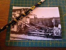 150594 VECCHIA FOTO TRENO BAHN TRAIN FERROVIE NORD O COMUNQUE ZONA MILANO 