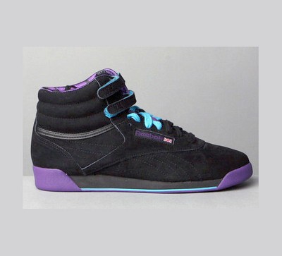 Reebok Women's Freestyle Jungle Series High Top Sneaker in Black US 8.5