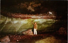 Perpetual Ice Caves Between Grants & Gallup New Mexico VTG Postcard Chrome