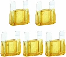 5 Pcs 20 Amp Large Blade Style Maxi Fuse for Car RV Boat Auto 12V only