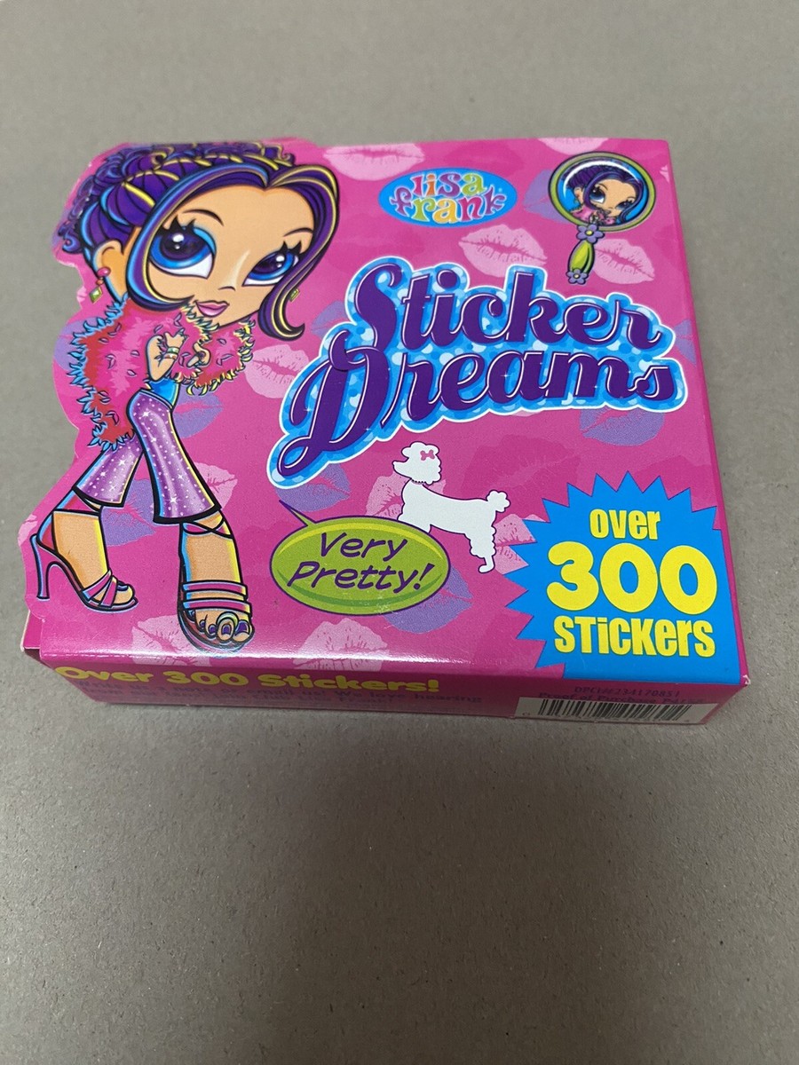 Lisa Frank Glamour Girl Roll Out Stickers | eBay