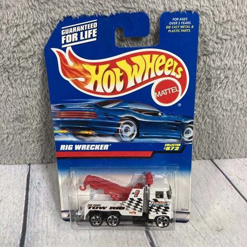 Vintage 1998 Hot Wheels Rig Wrecker Truck 872 Toy Car 1:64 - Sealed
