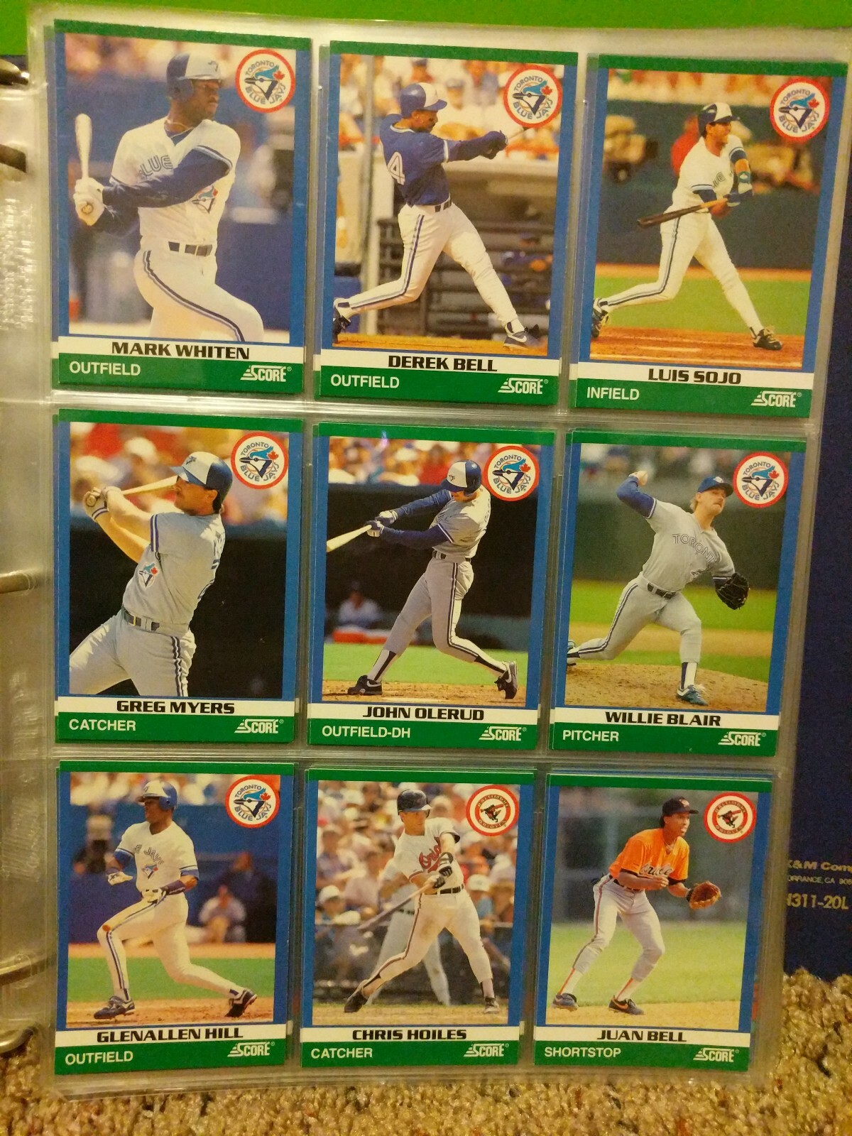 Large Vintage baseball cards lot assorted varieties Upper Deck