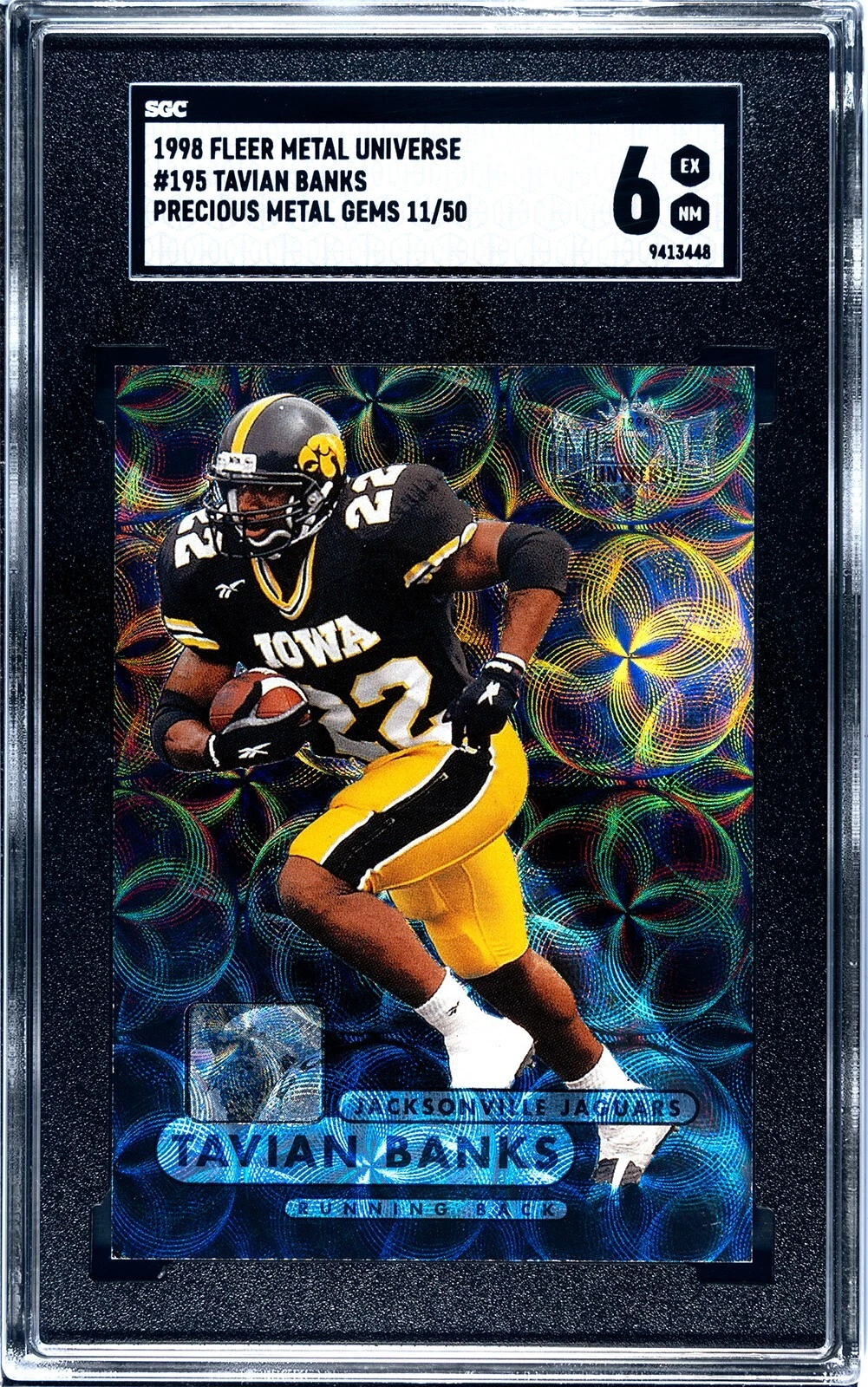 Tavian Banks Metal Universe #195 Precious Metal Gems