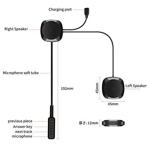 Bluetooth Helmet Headset Ultra Thin Motorcycle Helmet Speakers Outdoor eBay