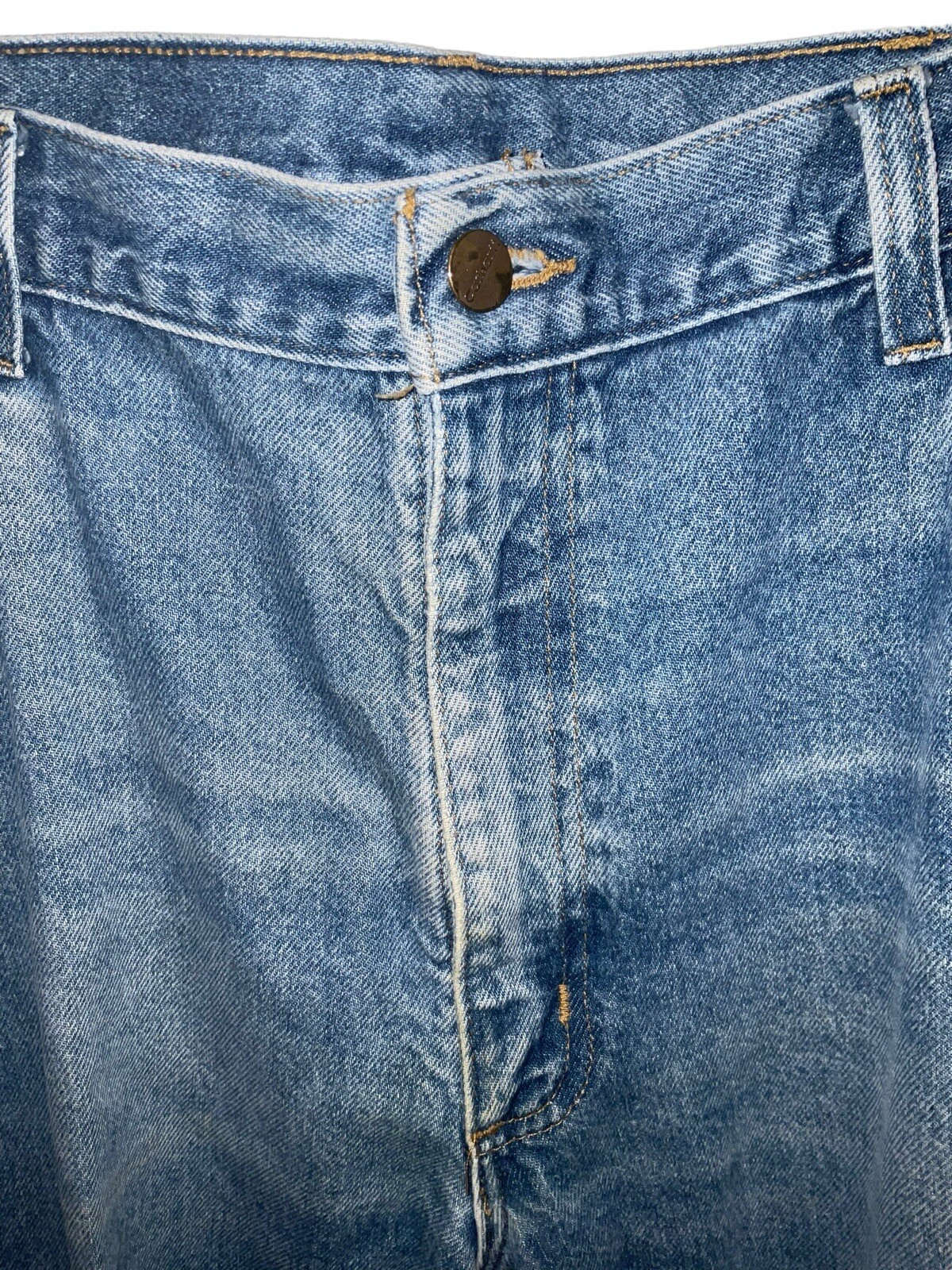 Carhartt Traditional Fit Blue Denim Jeans Men's 40x30  B18-DST Work Pants thumbnail 3